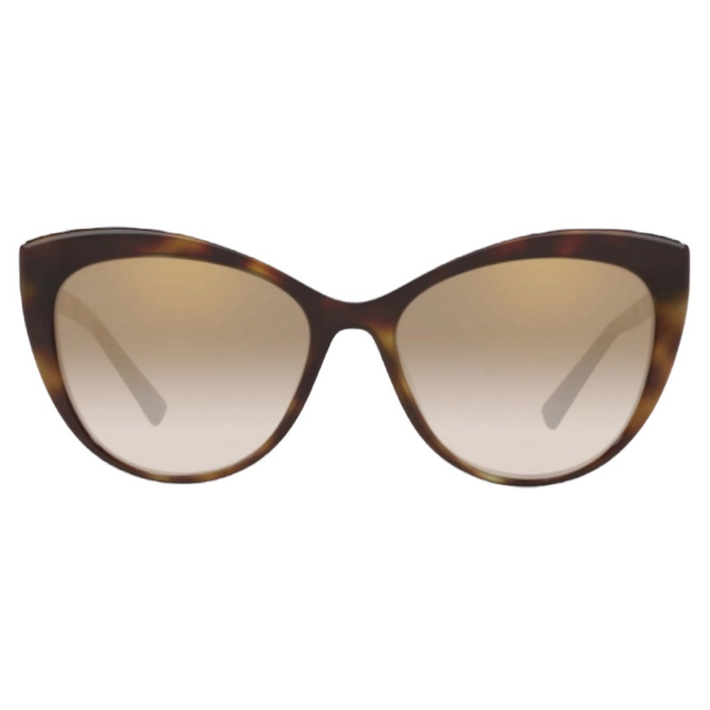 Versace Dark Havana Cat-Eye Gradient Sunglasses